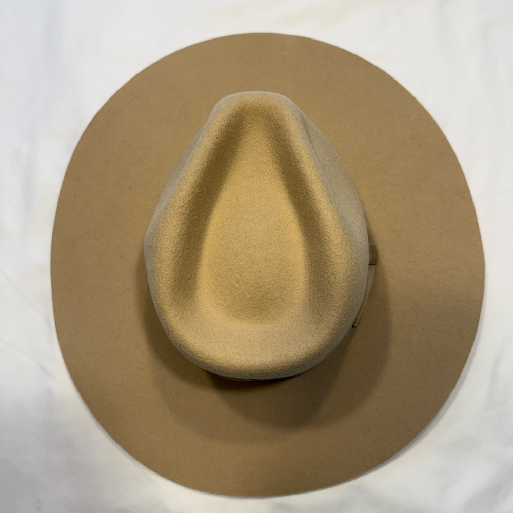 Tan Wool Top Hat - Picture 5 of 10